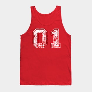 Vintage Number 1 design Tank Top